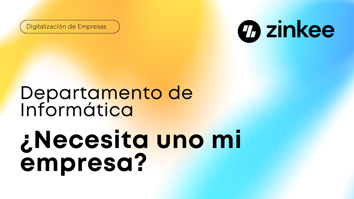 ¿Necesito un departamento de informática? 